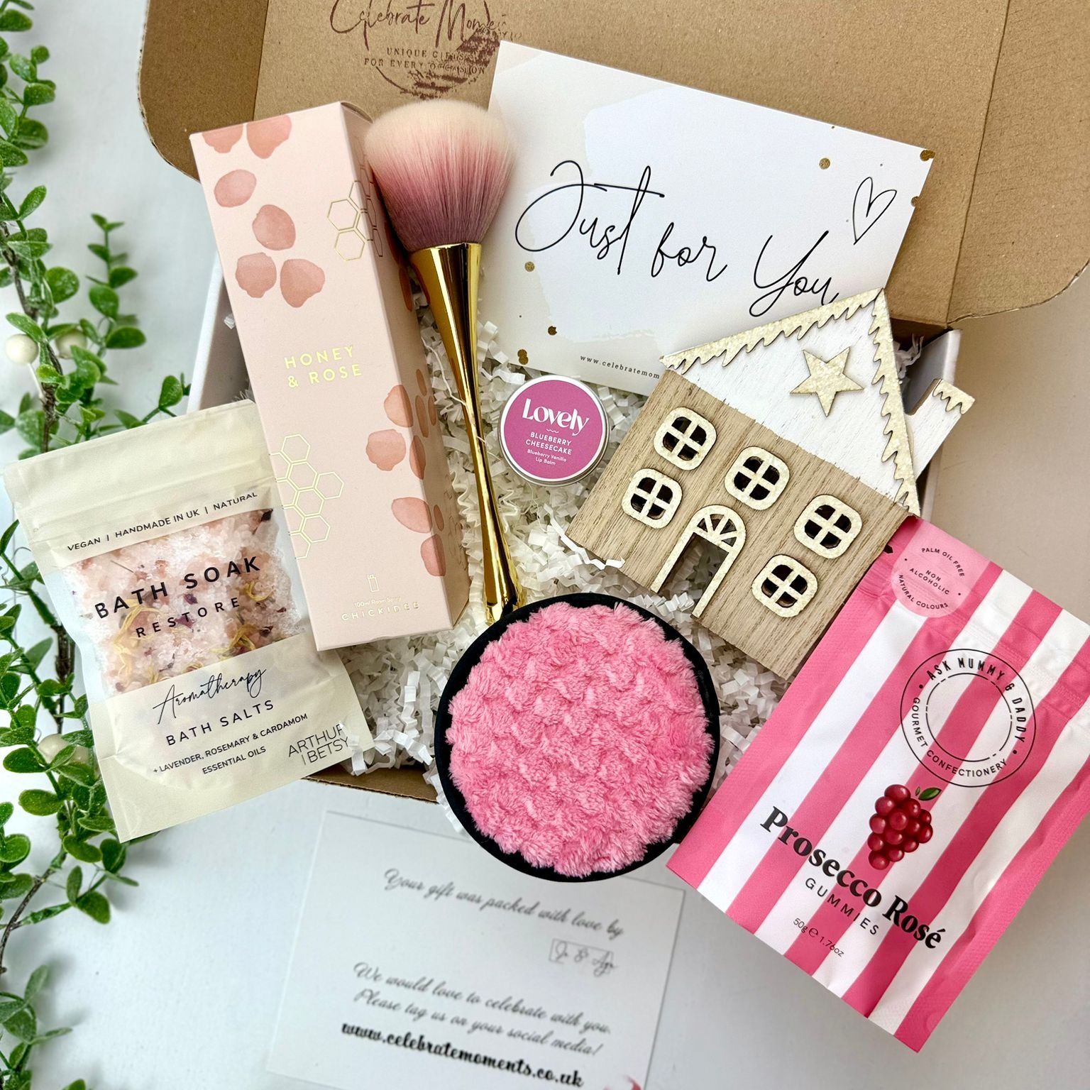 Secret Santa pink Gift Box - Image 1